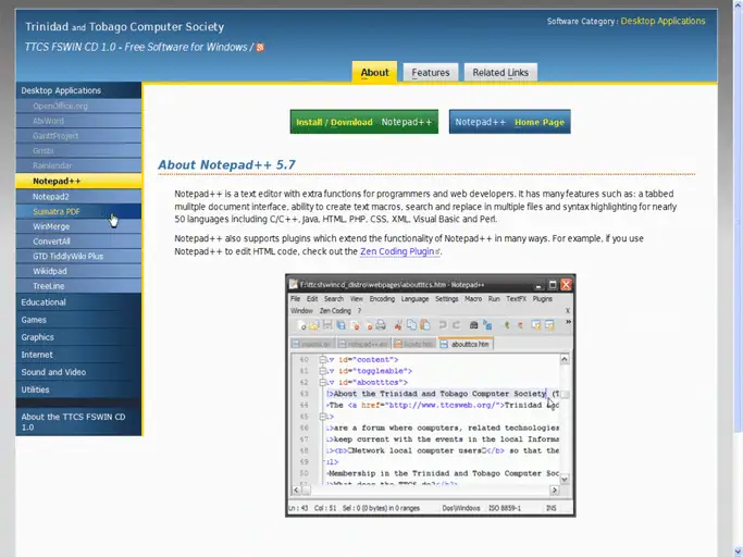 Announcing TTCS FSWIN CD – Free Software for Windows CD available for download