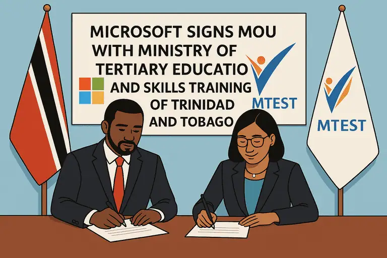Microsoft signs MOU with Ministry of Tertiary Education and Skills Training of Trinidad & Tobago