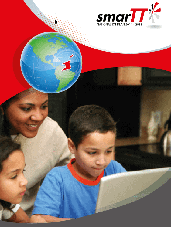 Cover of the National ICT Plan "smarTT" 2014-2018