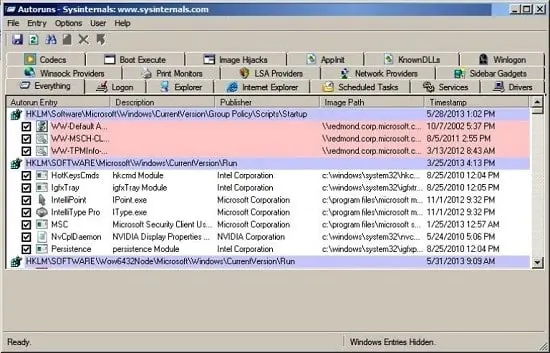 Autoruns for Windows v11.70 released