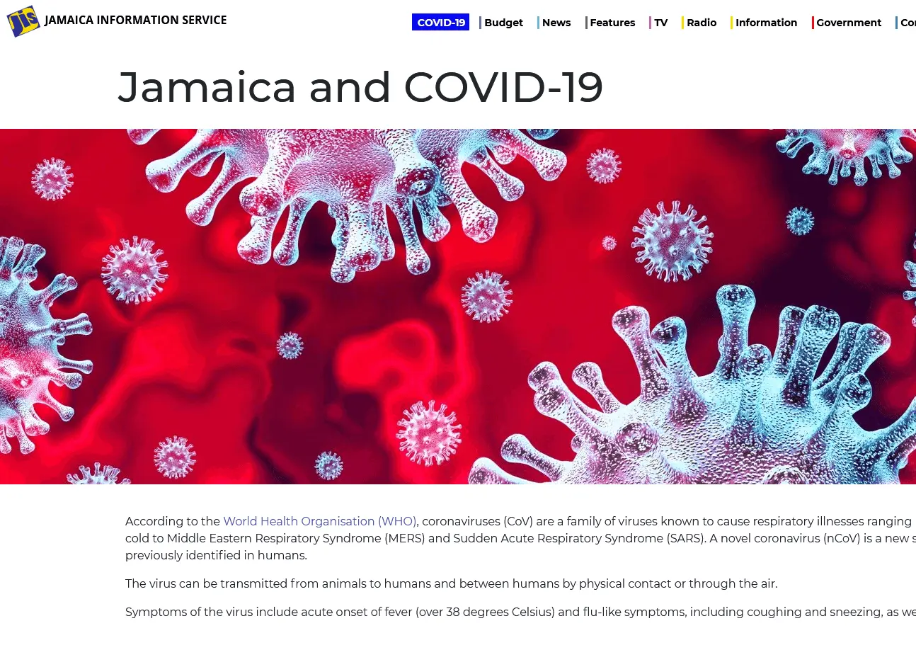 Jamaican Government websites zero-rated due to COVID-19