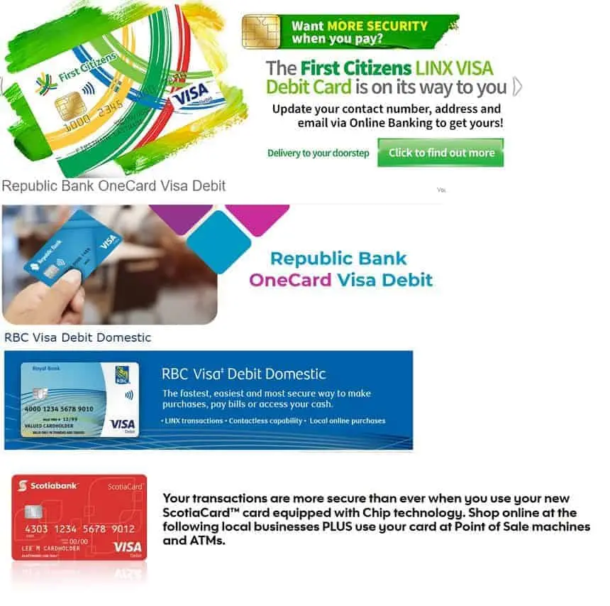 Trinidad and Tobago Banks rolls out local Linx Visa Debit cards ; offers contactless transactions and online payments to local merchants